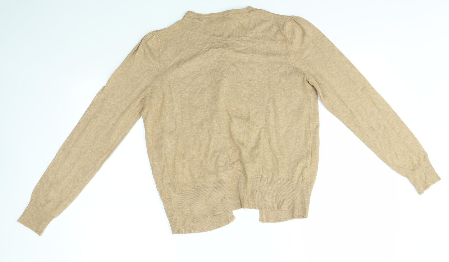 M&S Womens Brown   Cardigan Jumper Size 12