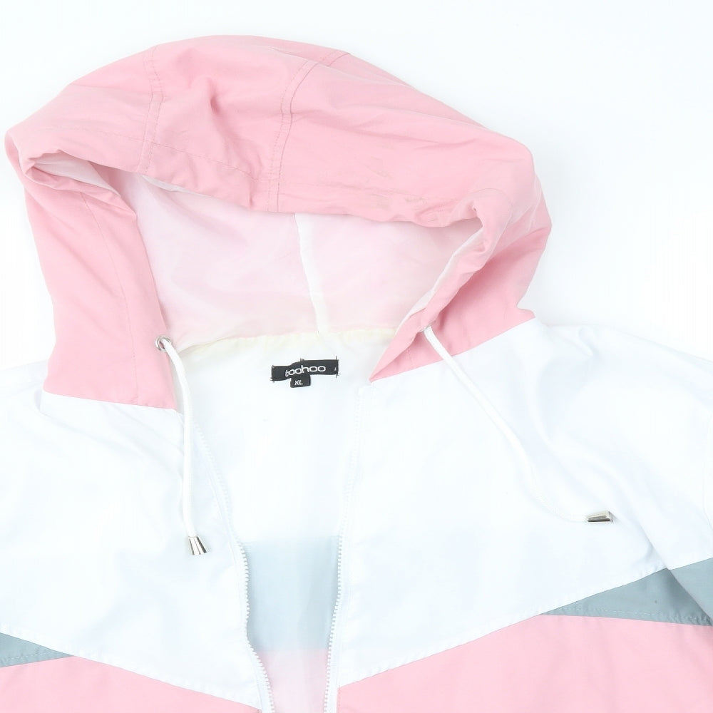 Boohoo Womens Multicoloured   Jacket  Size XL