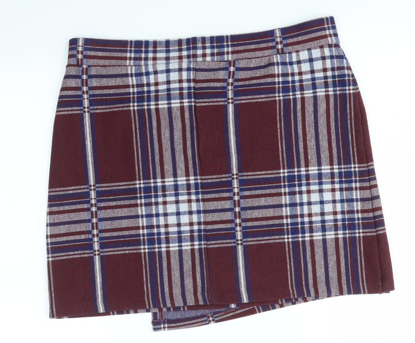 TU Womens Multicoloured Check  Mini Skirt Size 12