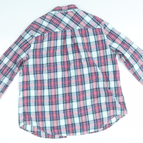 Superdry Womens Multicoloured Check  Basic Button-Up Size L