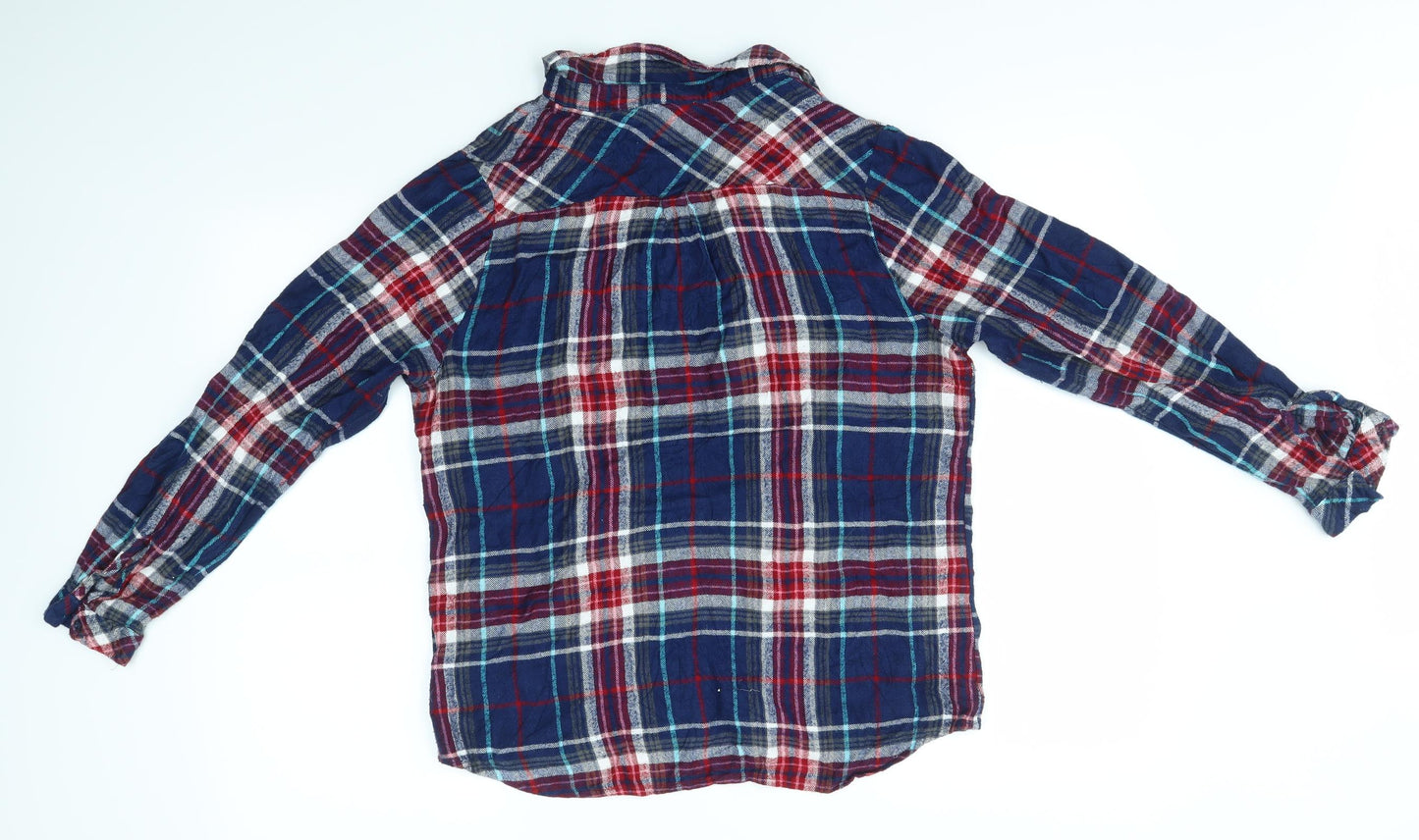 Matalan Womens Multicoloured Check  Basic Button-Up Size 14