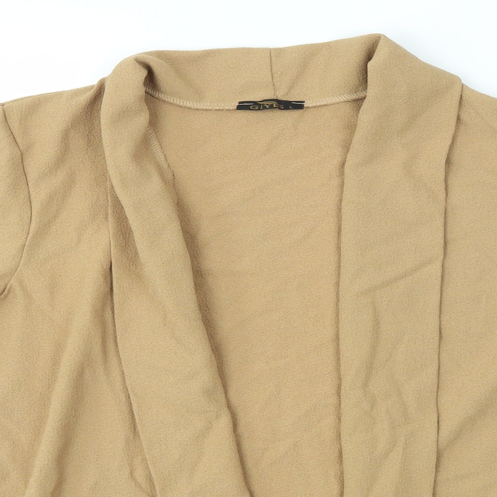 GIYES Womens Brown   Cardigan Jumper Size L