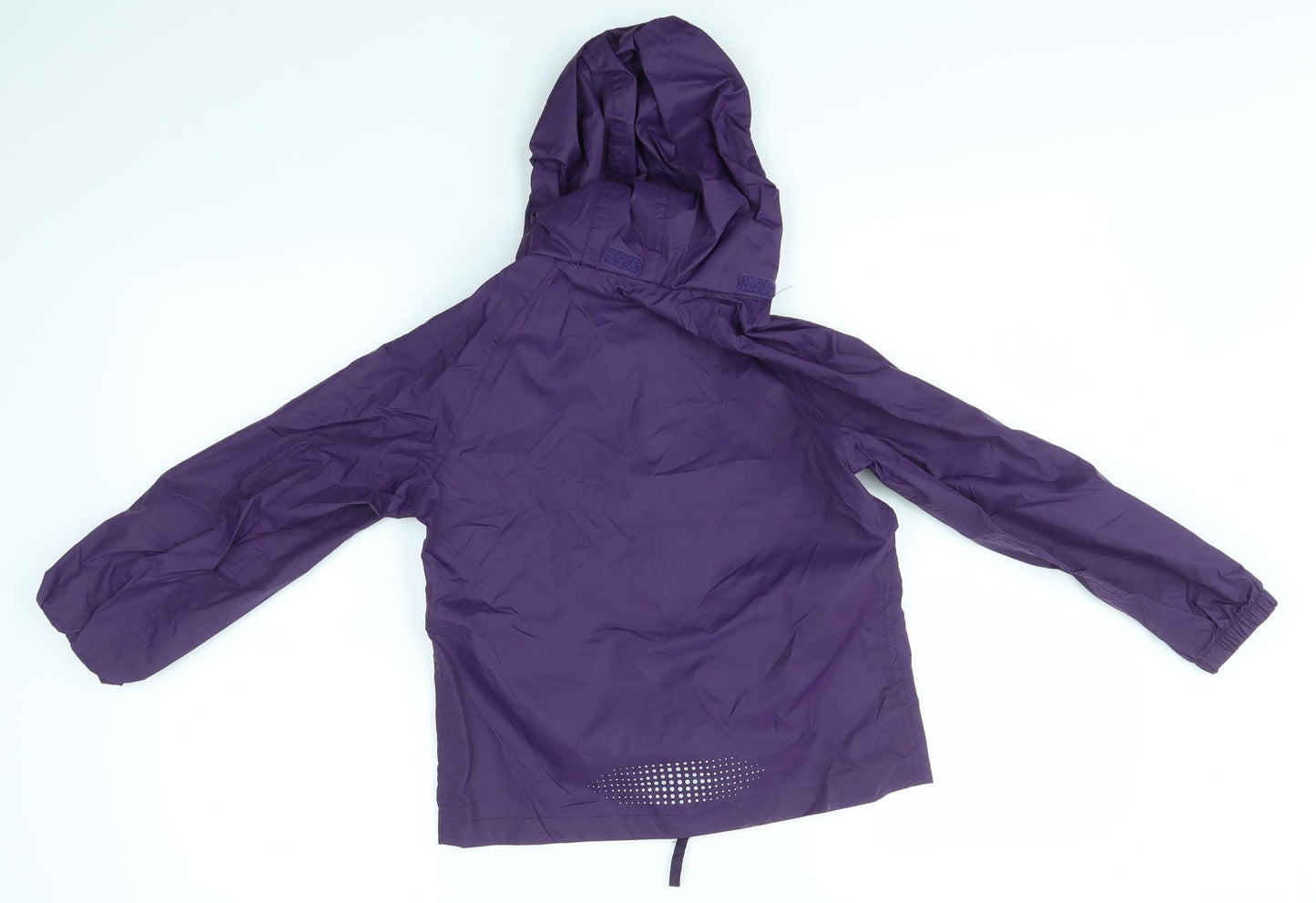 Mountain Warehouse Girls Purple   Rain Coat Coat Size 7-8 Years