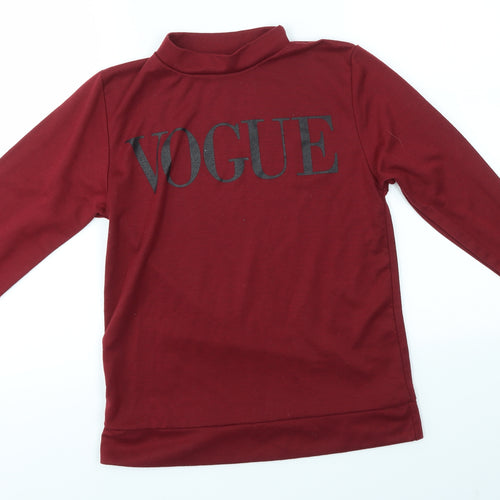 Preworn Womens Red   Pullover Jumper Size M  - VOGUE