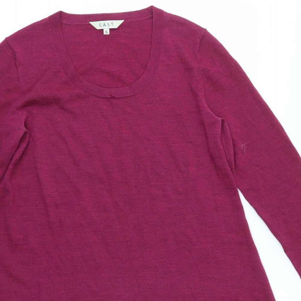 EAST Womens Pink   Jumper Dress  Size S  - Merino Wool