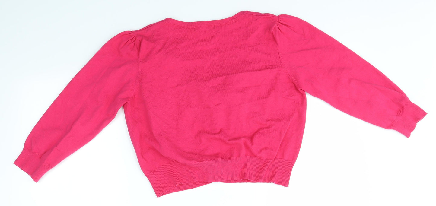 TU Womens Pink   Cardigan Jumper Size 14