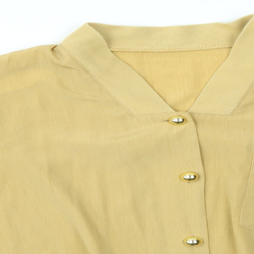 M&S Womens Brown   Cardigan Jumper Size 16