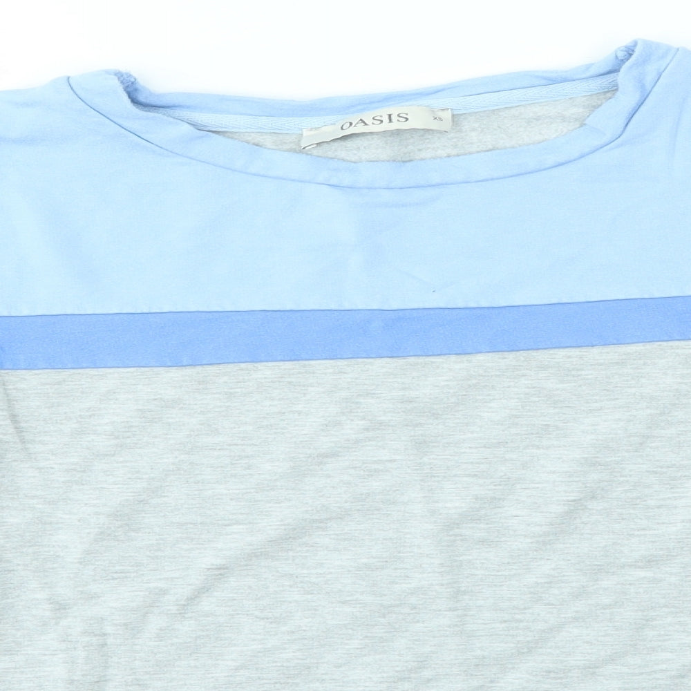 Oasis Womens Multicoloured   Basic T-Shirt Size XS