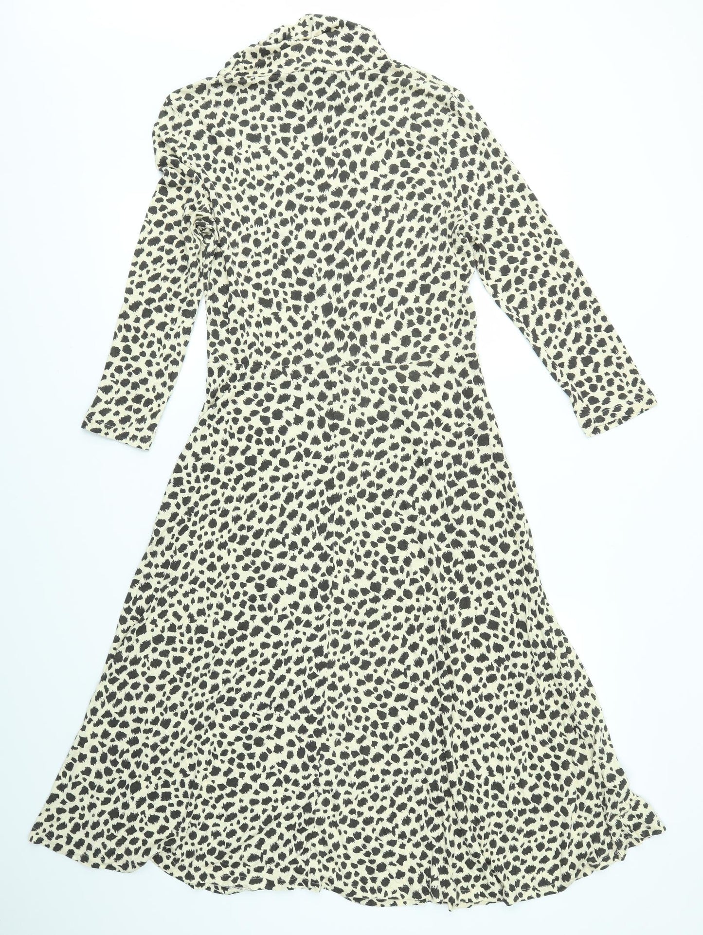 Mango Womens Multicoloured Animal Print  A-Line  Size M