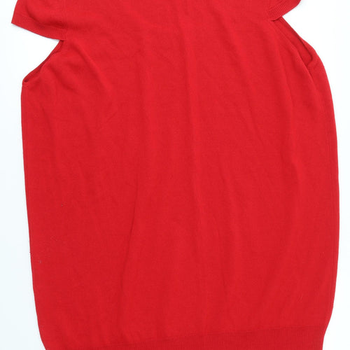 Simply Be Womens Red   T-Shirt Dress  Size 24