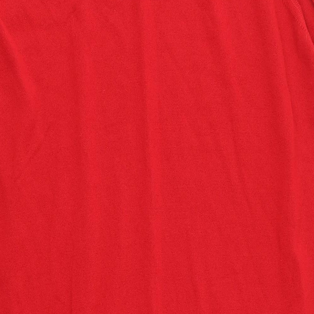 Simply Be Womens Red   T-Shirt Dress  Size 24