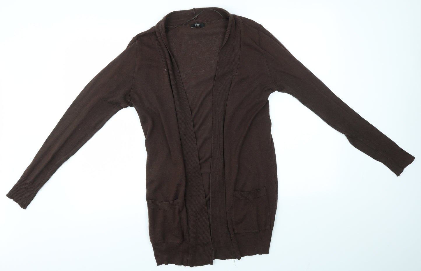F&F Womens Brown   Cardigan Jumper Size 14