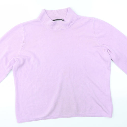 Bonmarché Womens Purple   Pullover Jumper Size M