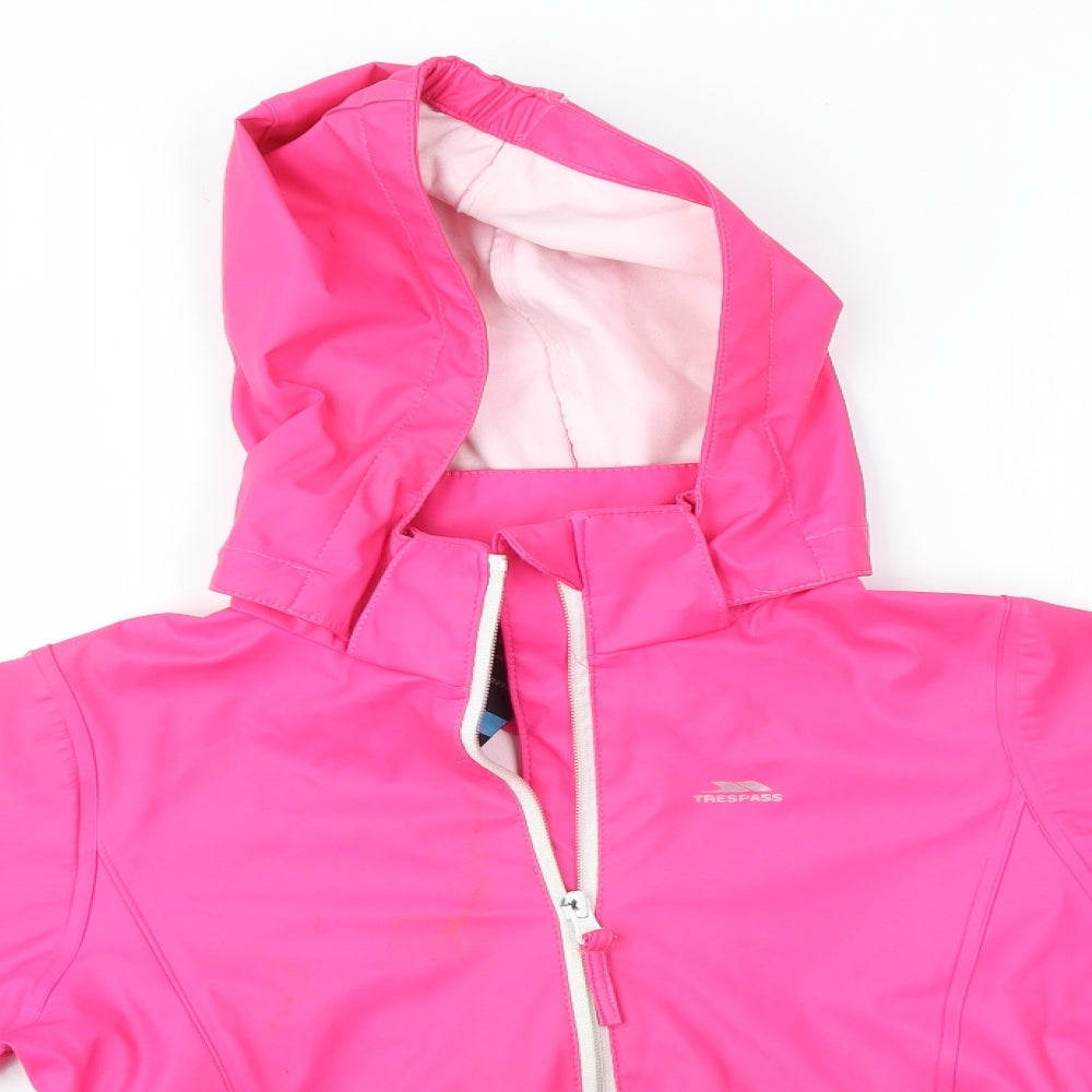 Trespass Girls Pink   Quilted Coat Size 7-8 Years