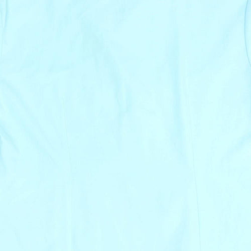 Rebecca Sheldon Womens Blue   Basic Blouse Size 14