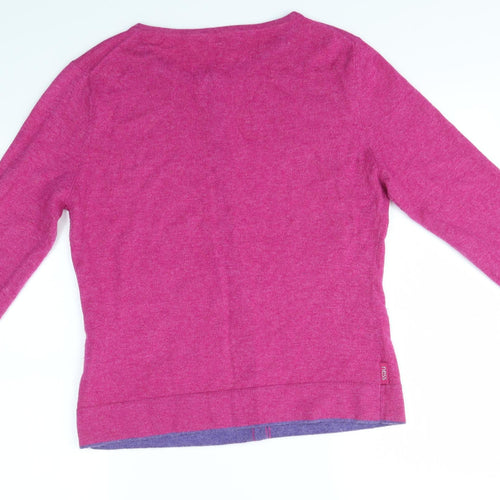 Ness Womens Pink   Cardigan Jumper Size L