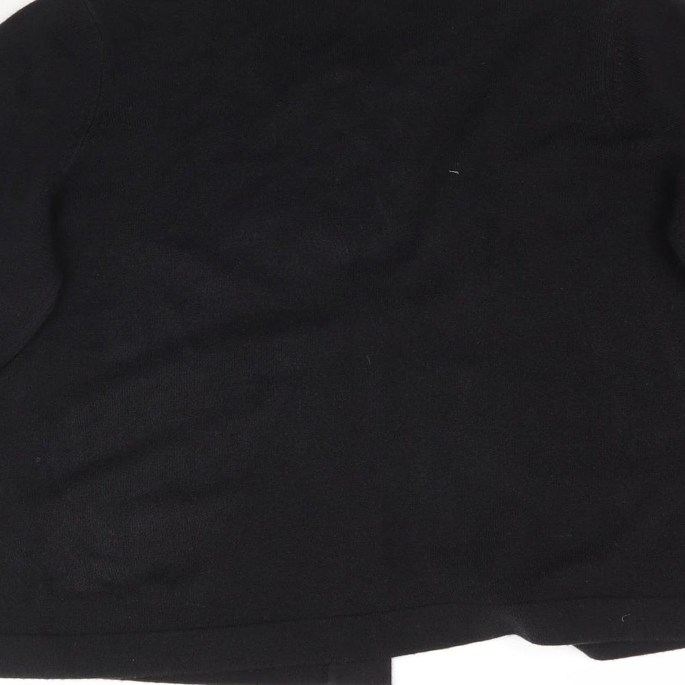 F&F Womens Black  Knit Cardigan Jumper Size 14