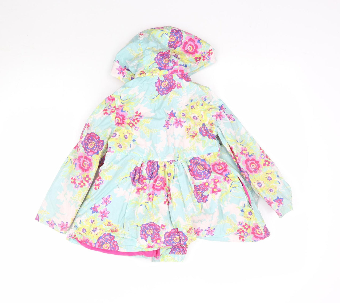 John Lewis Girls Multicoloured Flecked  Overcoat Coat Size 5 Years