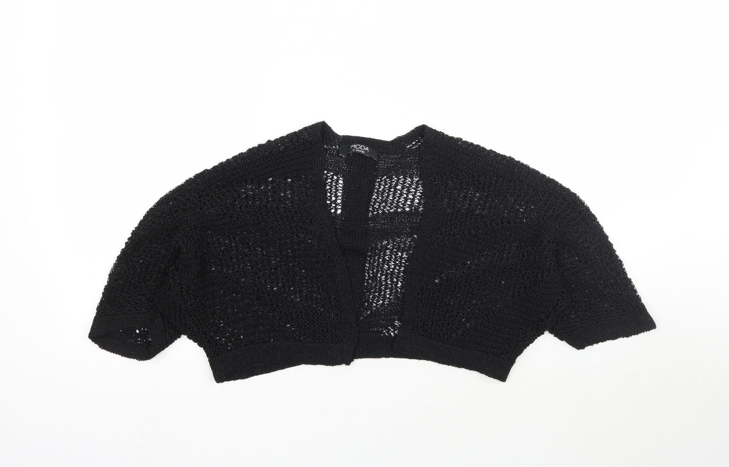 George Womens Black  Knit Shrug Jumper Size 14