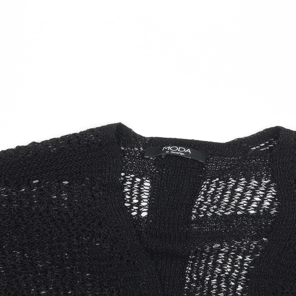 George Womens Black  Knit Shrug Jumper Size 14