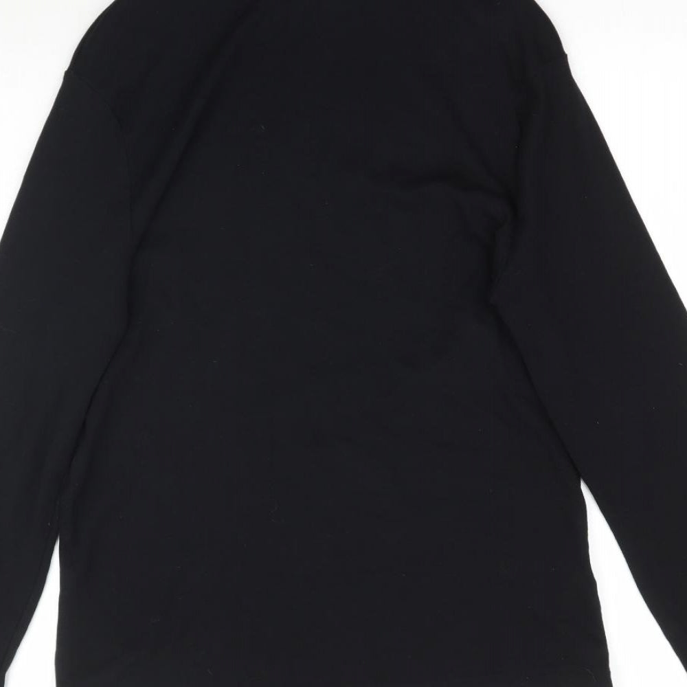 Peacocks Womens Black   Basic T-Shirt Size 20