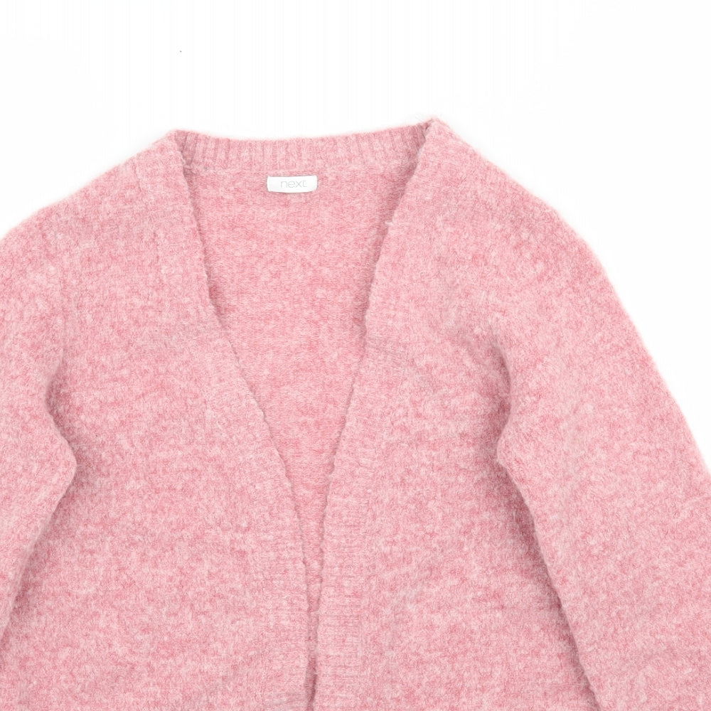 NEXT Girls Pink  Knit Cardigan Jumper Size 10 Years