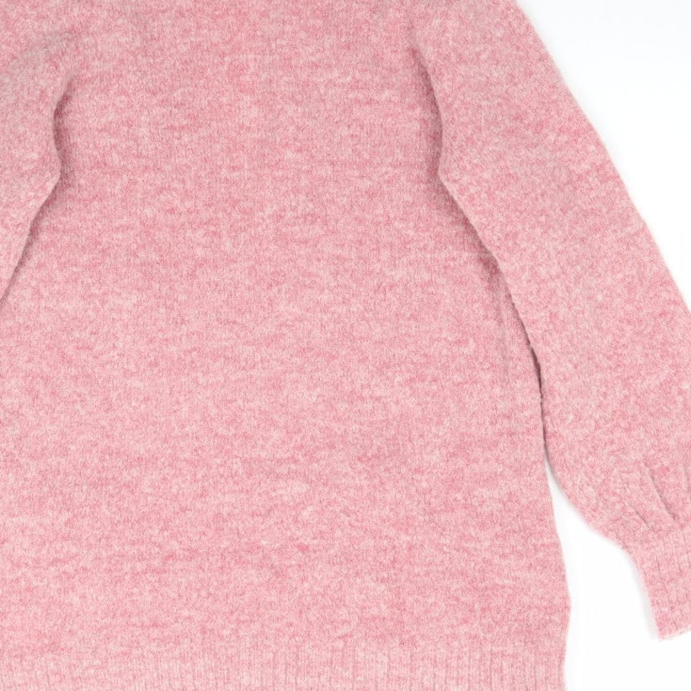 NEXT Girls Pink  Knit Cardigan Jumper Size 10 Years