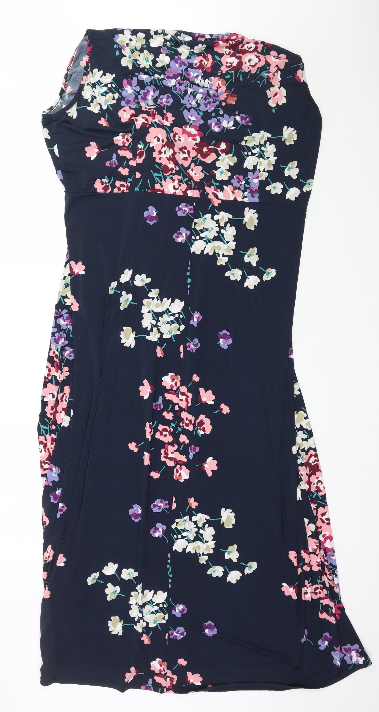 Grace Womens Blue Floral  Maxi  Size 26  - Knot Detail