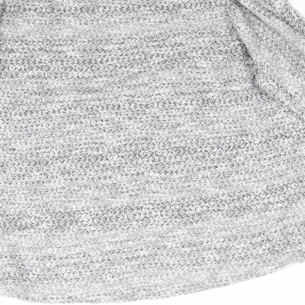 Dorothy Perkins Womens Grey  Knit Pullover Jumper Size 12