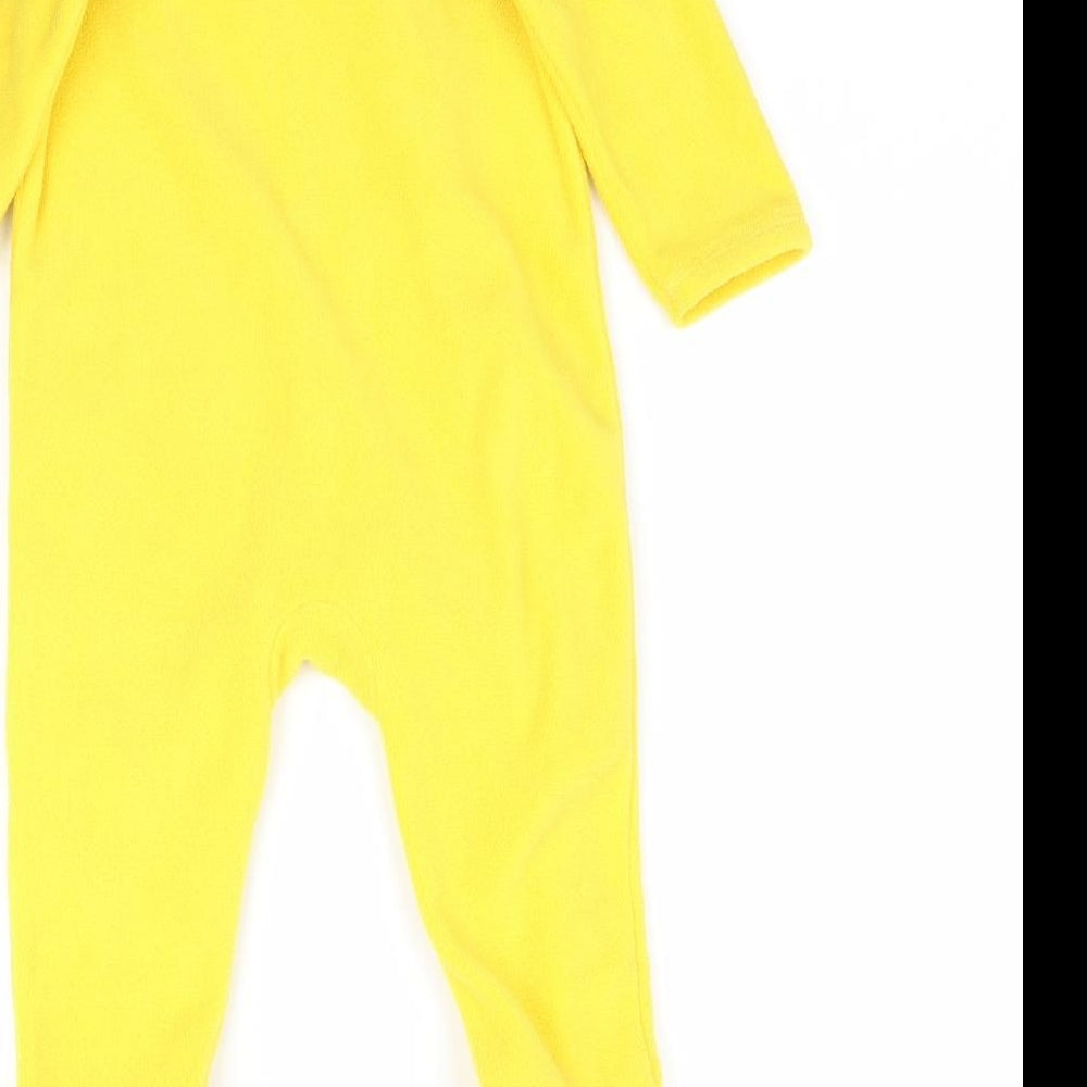 George Baby Yellow   Babygrow One-Piece Size 12-18 Months  - Pudsey Bear