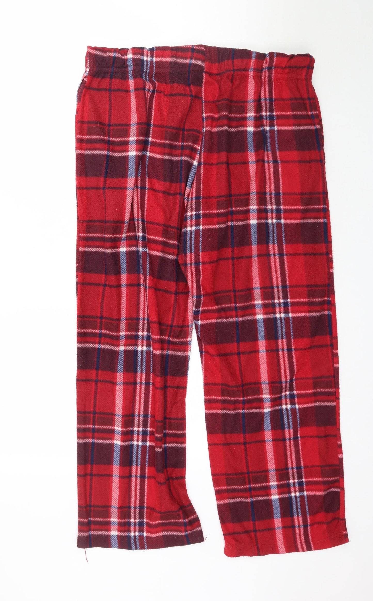 Matalan Womens Red Plaid   Pyjama Top Size L