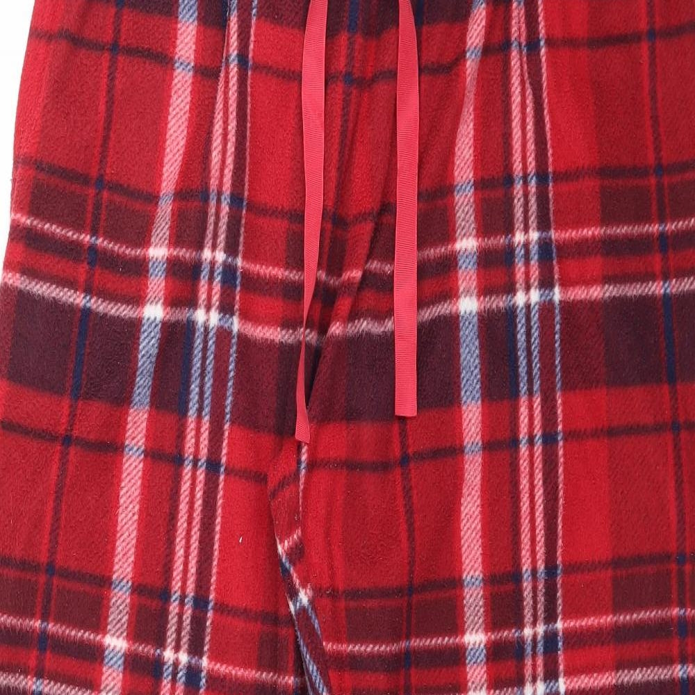 Matalan Womens Red Plaid   Pyjama Top Size L