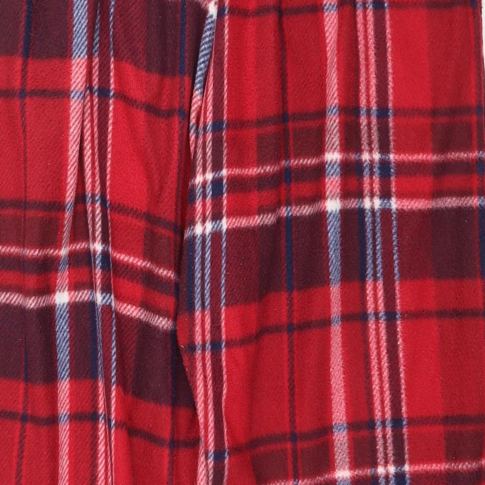 Matalan Womens Red Plaid   Pyjama Top Size L