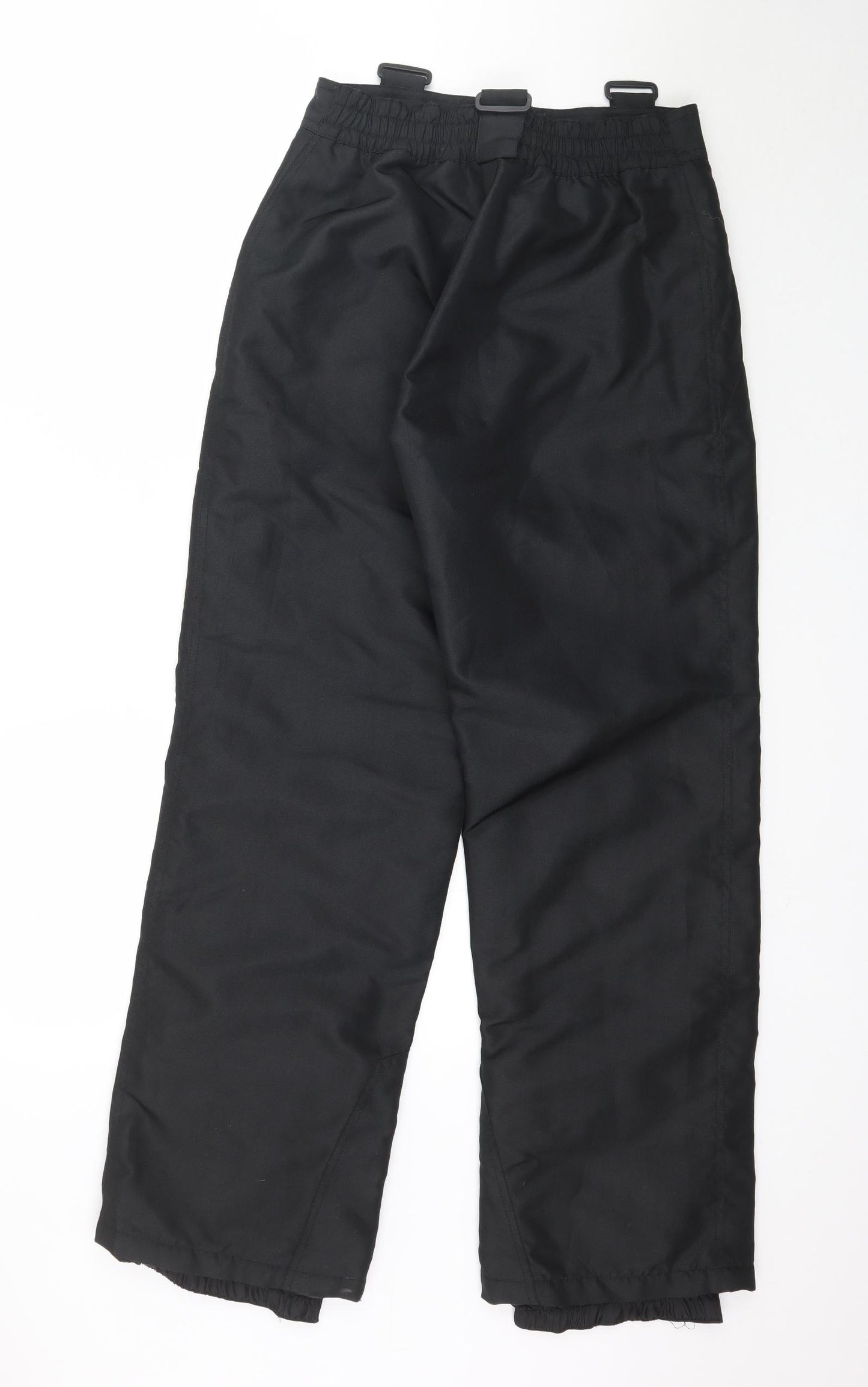 Preworn Womens Black   Snow Pants Trousers Size 10 L30 in