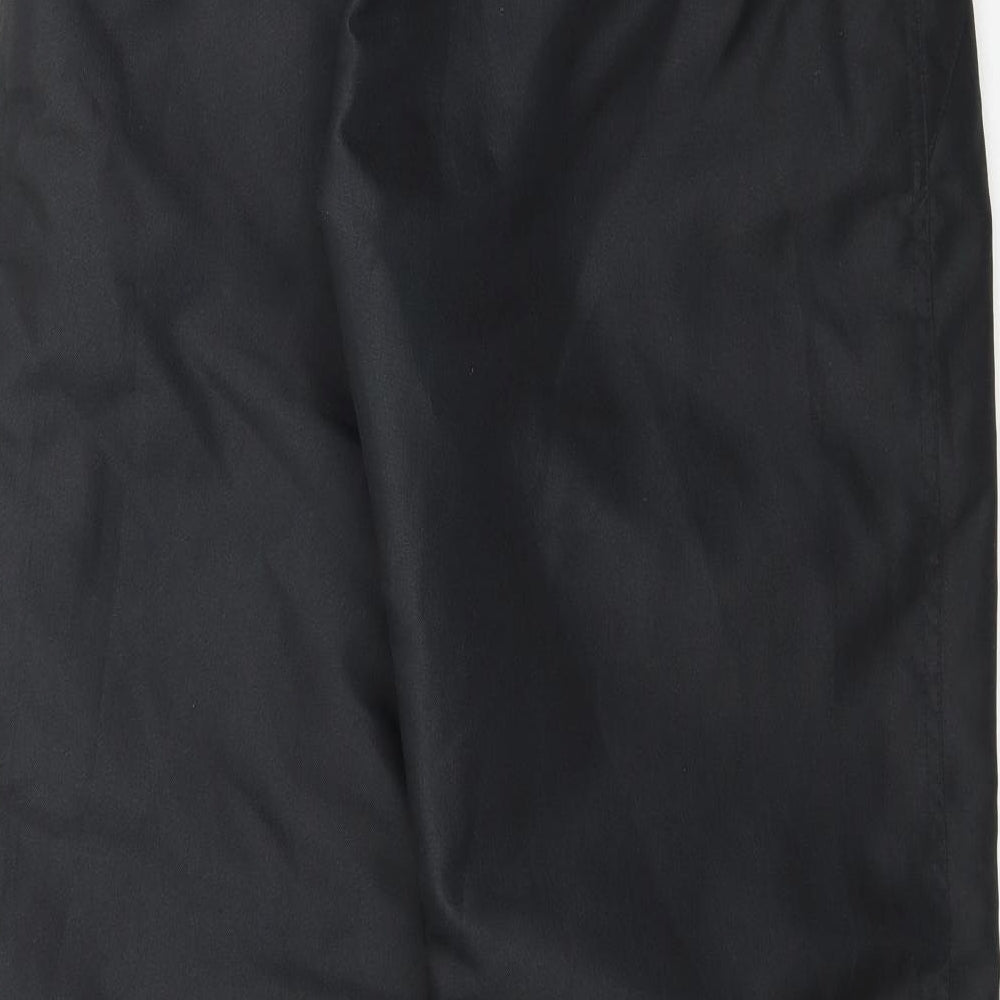 Preworn Womens Black   Snow Pants Trousers Size 10 L30 in