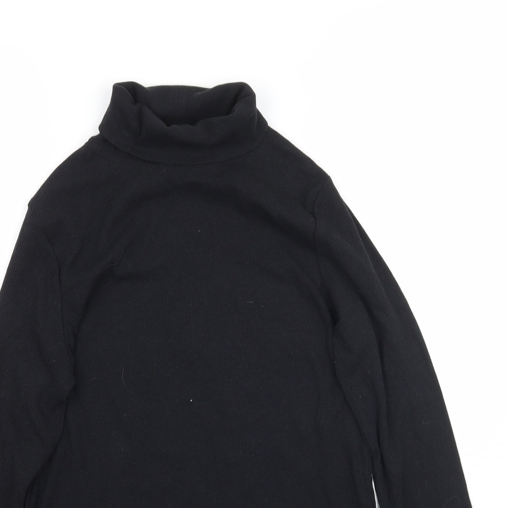 George Womens Black   Basic T-Shirt Size 12