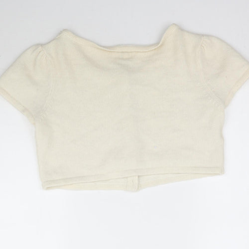 Matalan Womens Ivory  Knit Cardigan Jumper Size 16