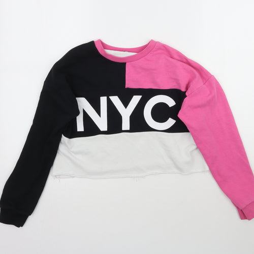 George Girls Multicoloured   Pullover Sweatshirt Size 10-11 Years  - NYC