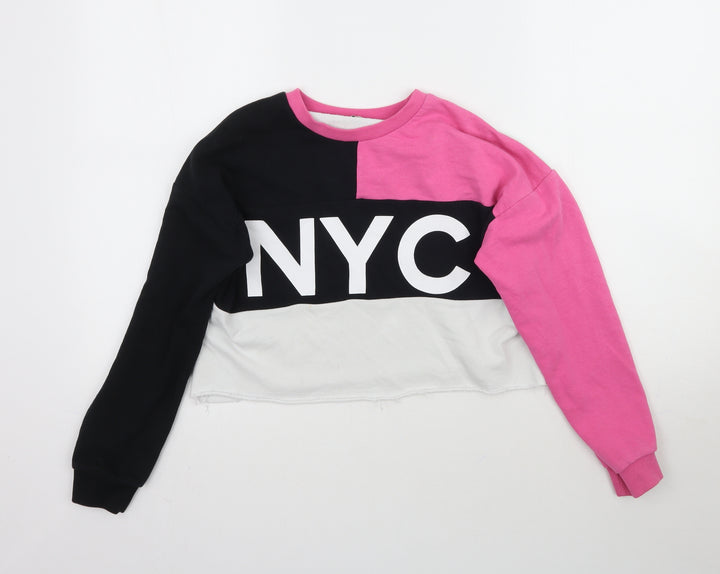 George Girls Multicoloured   Pullover Sweatshirt Size 10-11 Years  - NYC