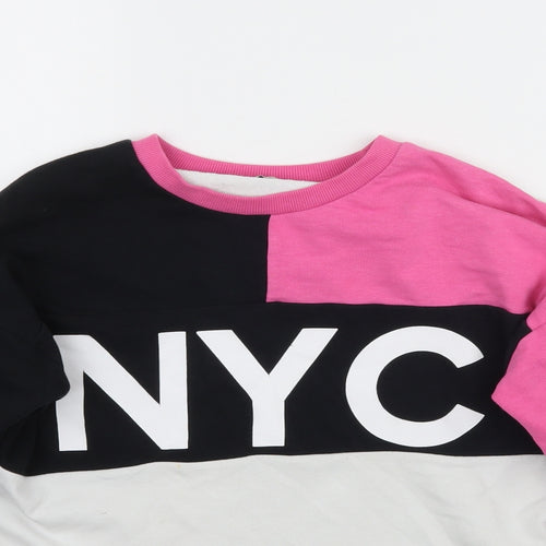 George Girls Multicoloured   Pullover Sweatshirt Size 10-11 Years  - NYC