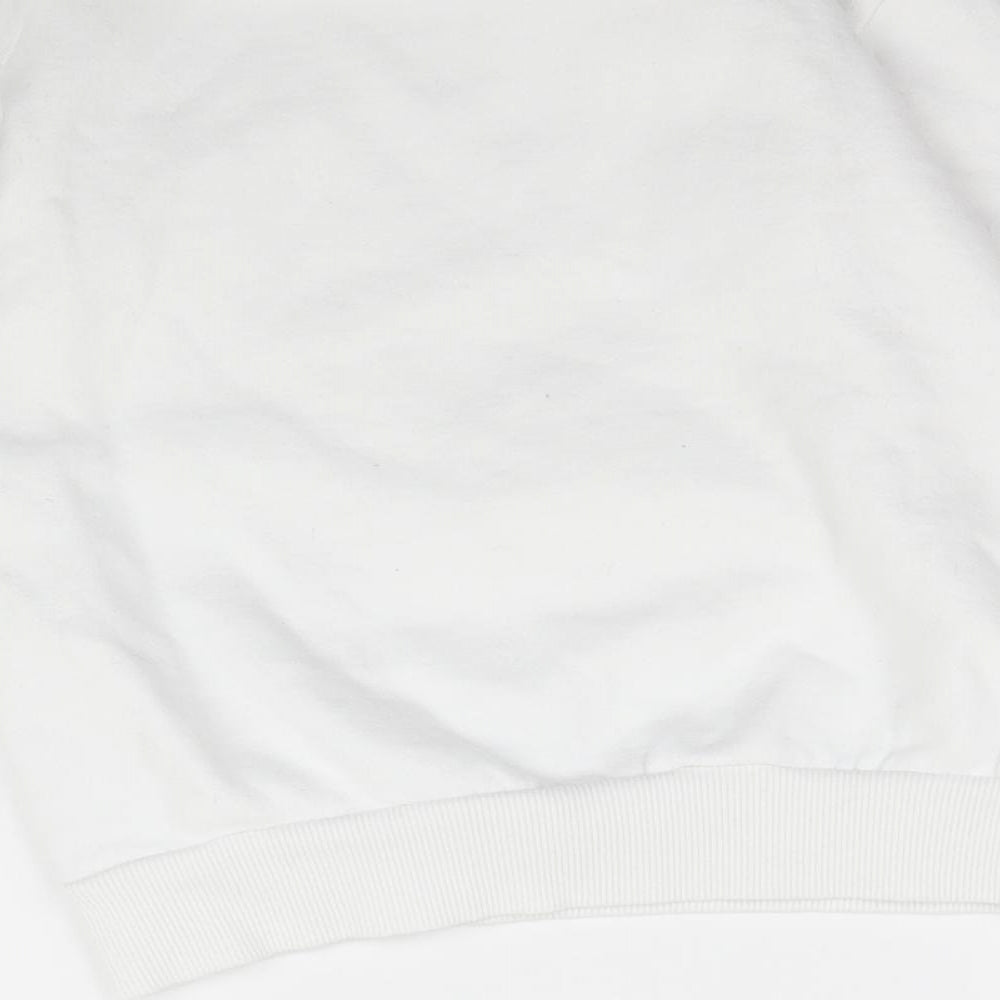 River Island Girls White   Pullover Sweatshirt Size 7-8 Years