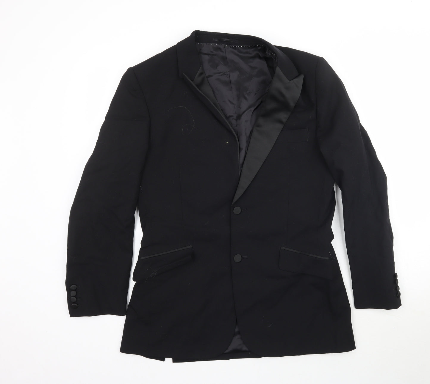 Moss Bros Mens Black   Jacket Suit Jacket Size 36