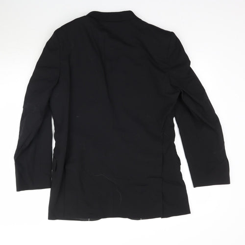 Moss Bros Mens Black   Jacket Suit Jacket Size 36