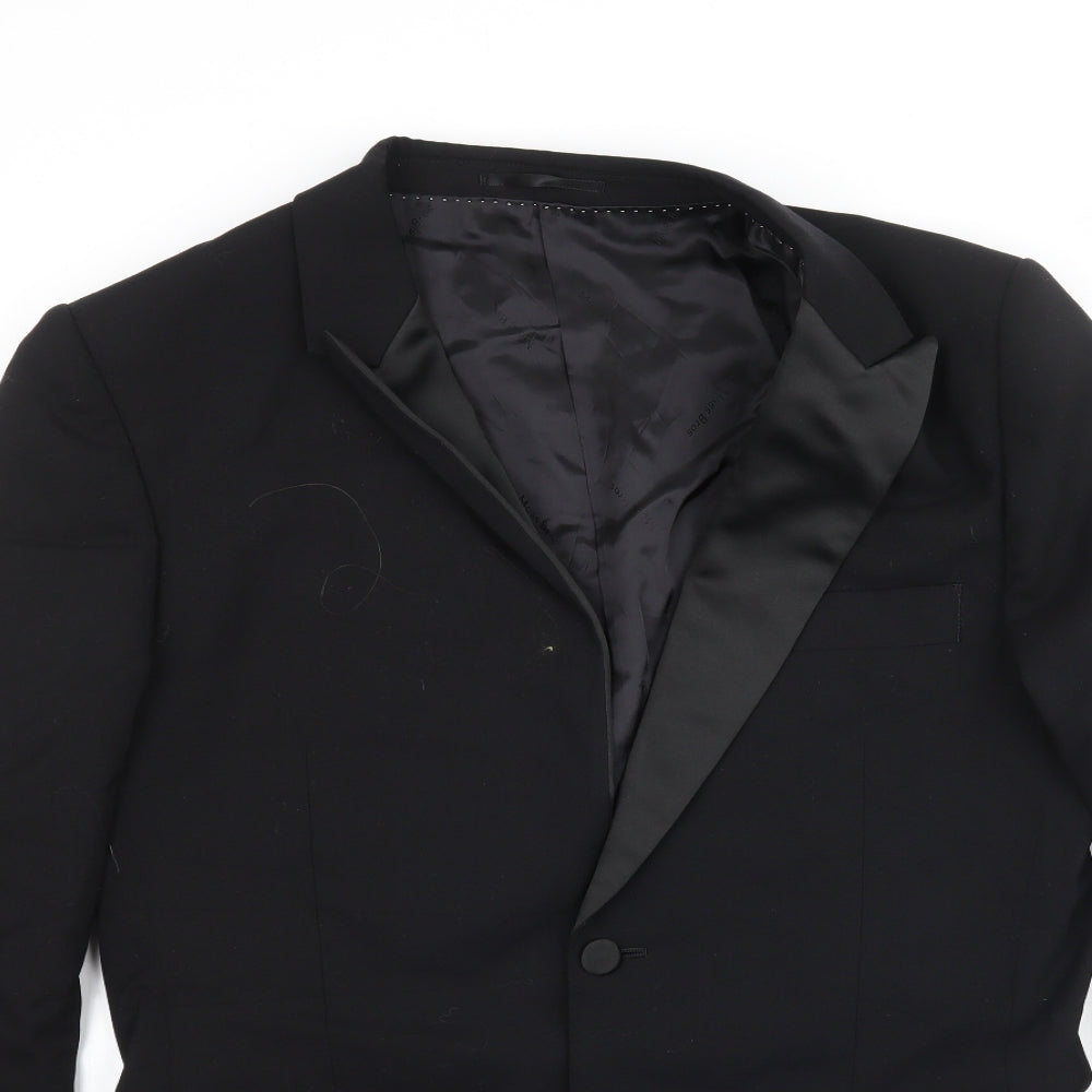 Moss Bros Mens Black   Jacket Suit Jacket Size 36