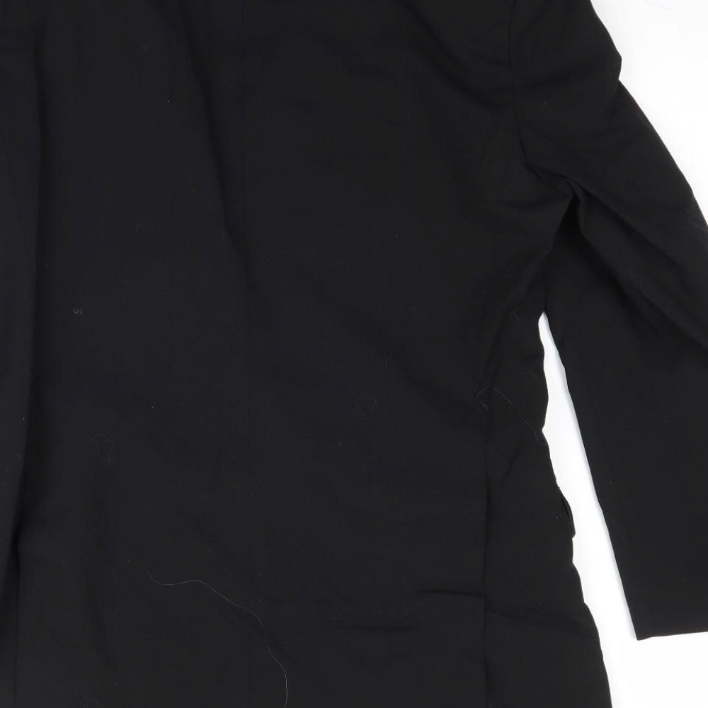 Moss Bros Mens Black   Jacket Suit Jacket Size 36
