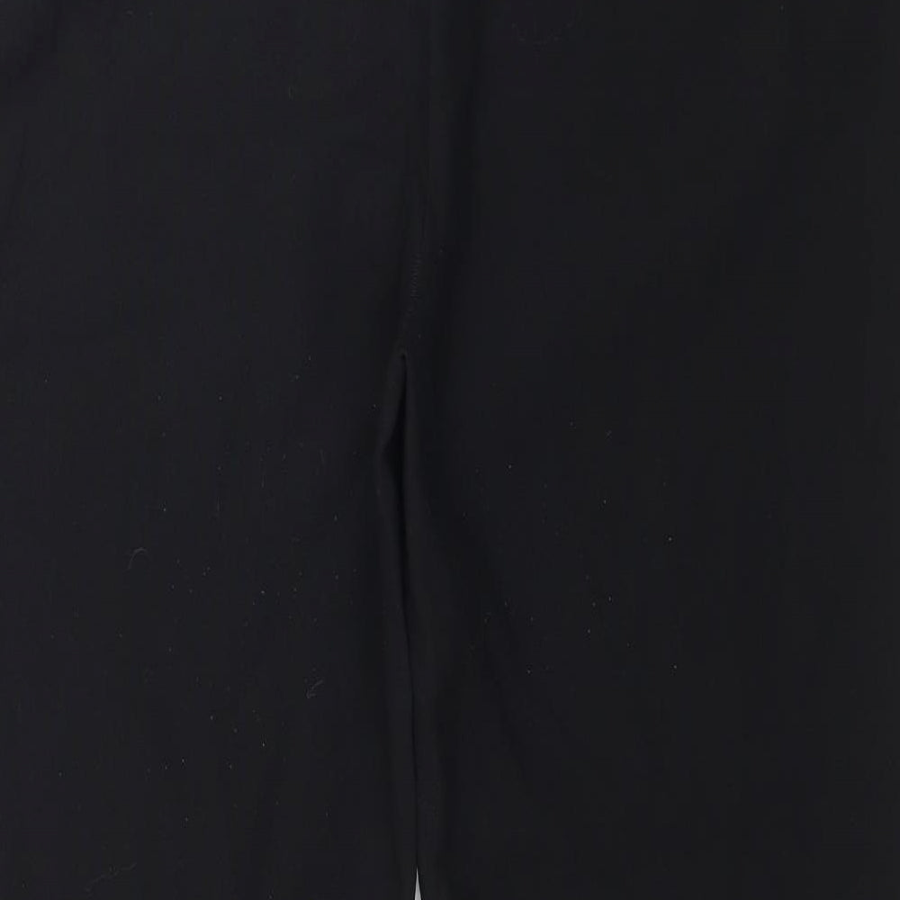Peacocks Womens Black   Trousers  Size 14 L26 in