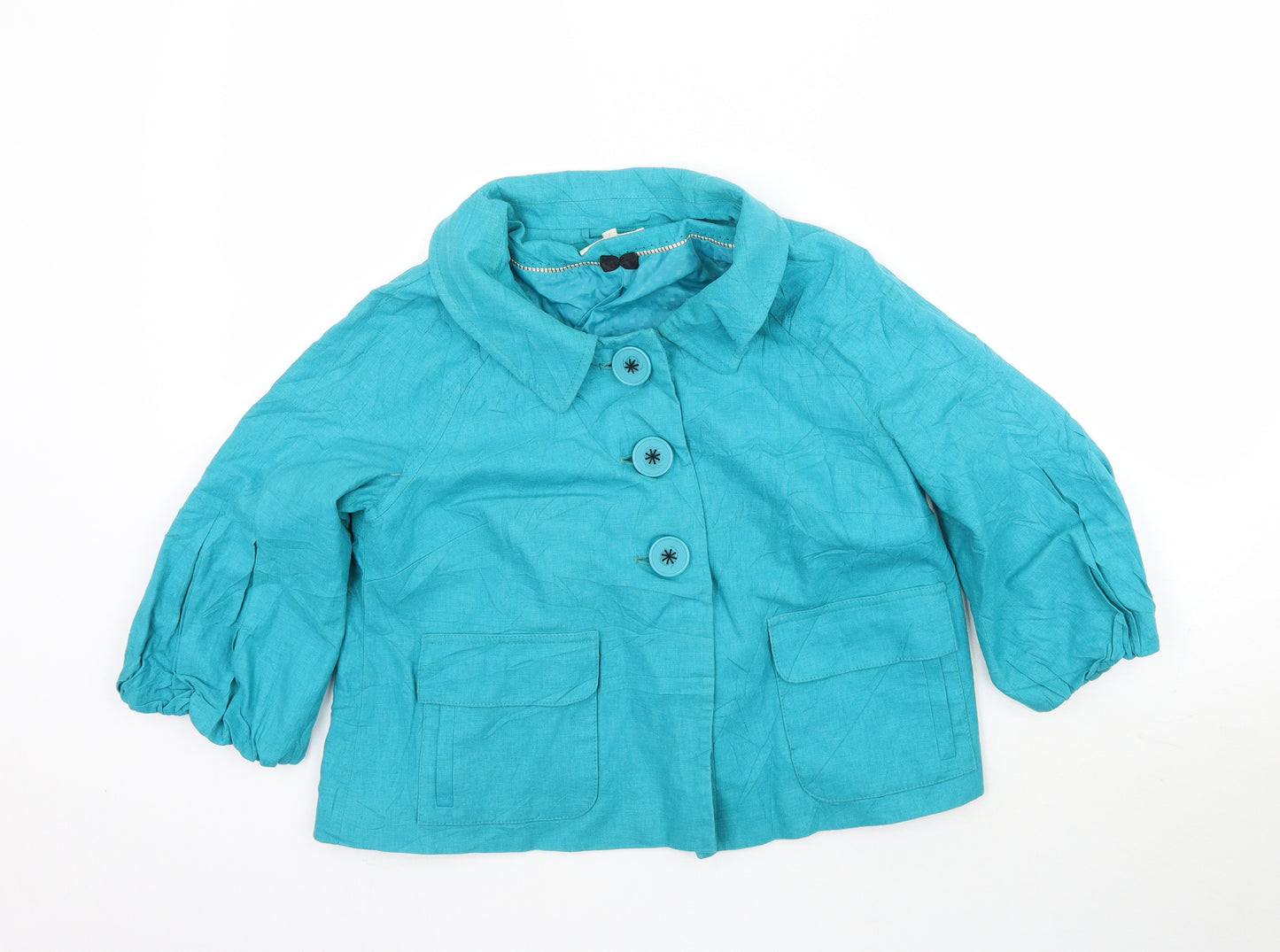 Marks and Spencer Womens Blue   Jacket Blazer Size 12