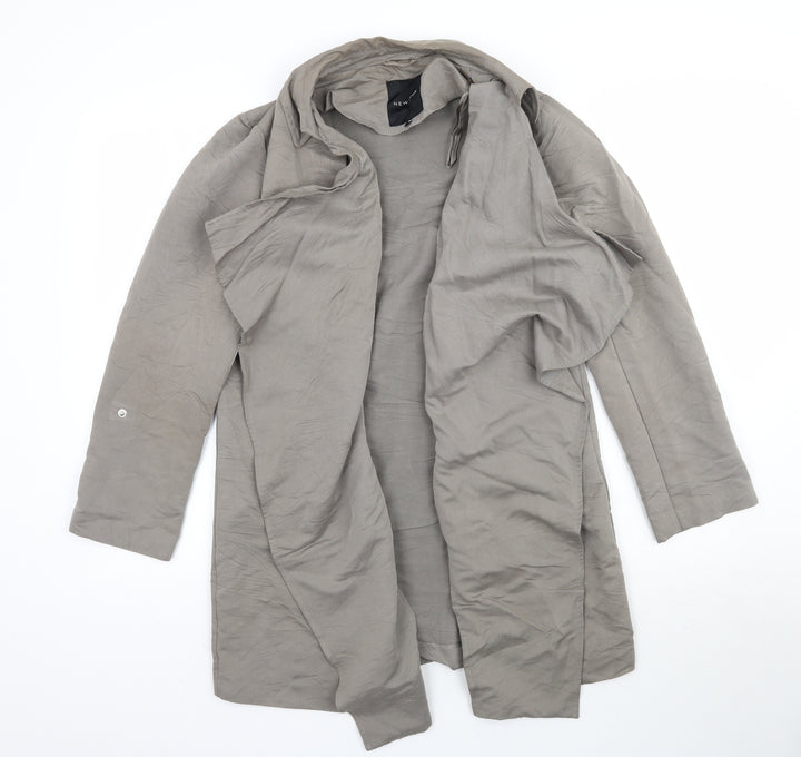 New Look Womens Grey Jacket Size 10