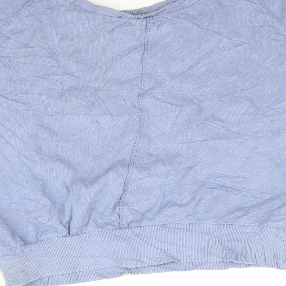 NEXT Womens Blue  Knit Basic Blouse Size 10