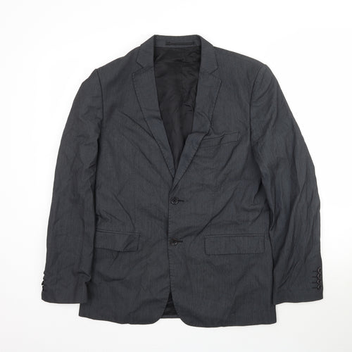 Zara Mens Black   Jacket Suit Jacket Size 38